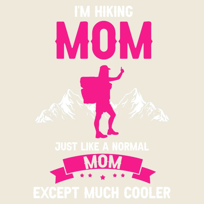 Cool Hiking Mom Mountain Explorer Outdoors Fan