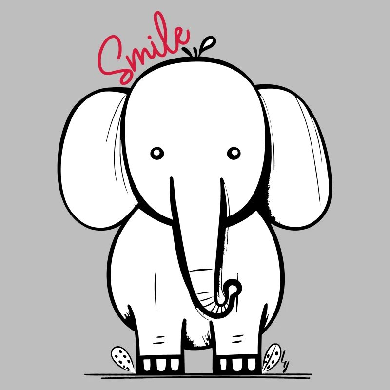Elephant smile
