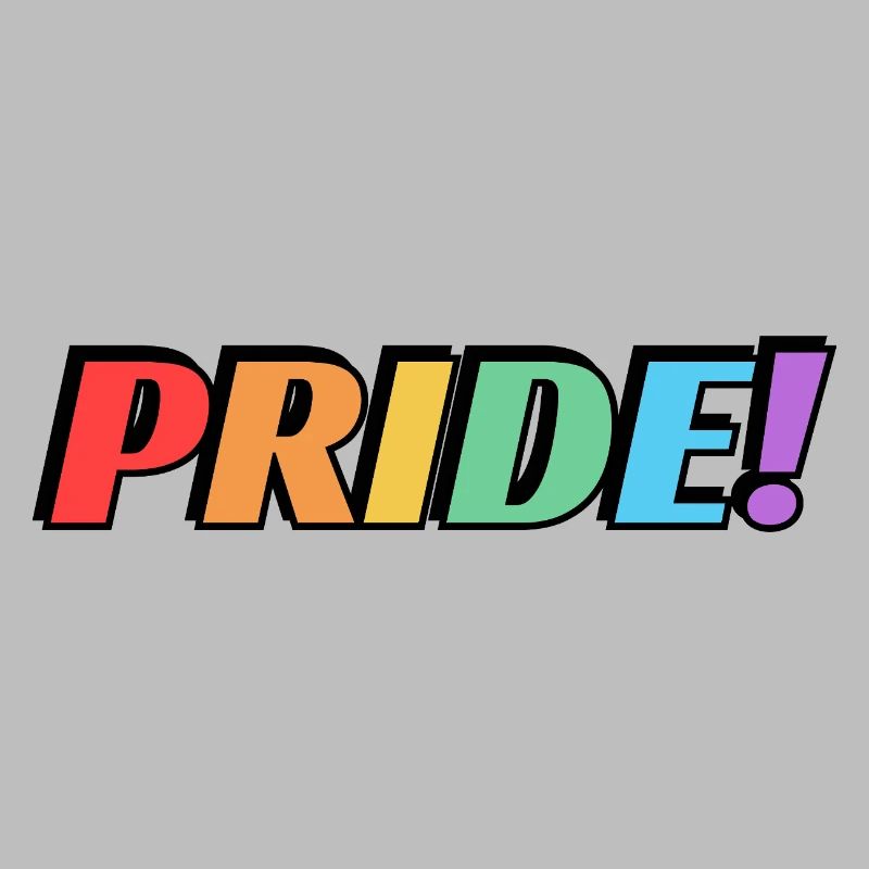 Pride Regenbogen Text