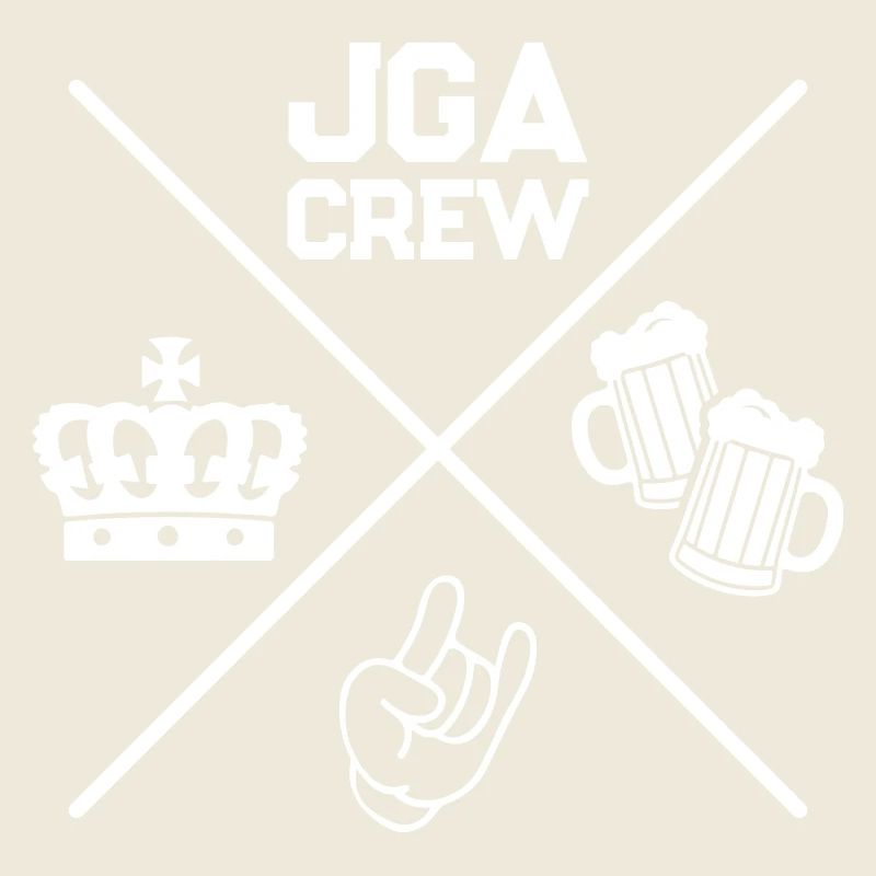 Jga Crew Enterrement de vie de garçon en disant