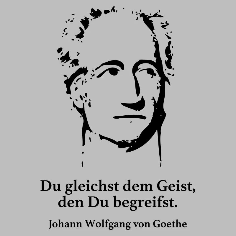 Goethe: Du gleichst dem Geist, den Du begreifst.