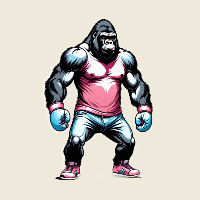 Boxe Boxeur Gorille