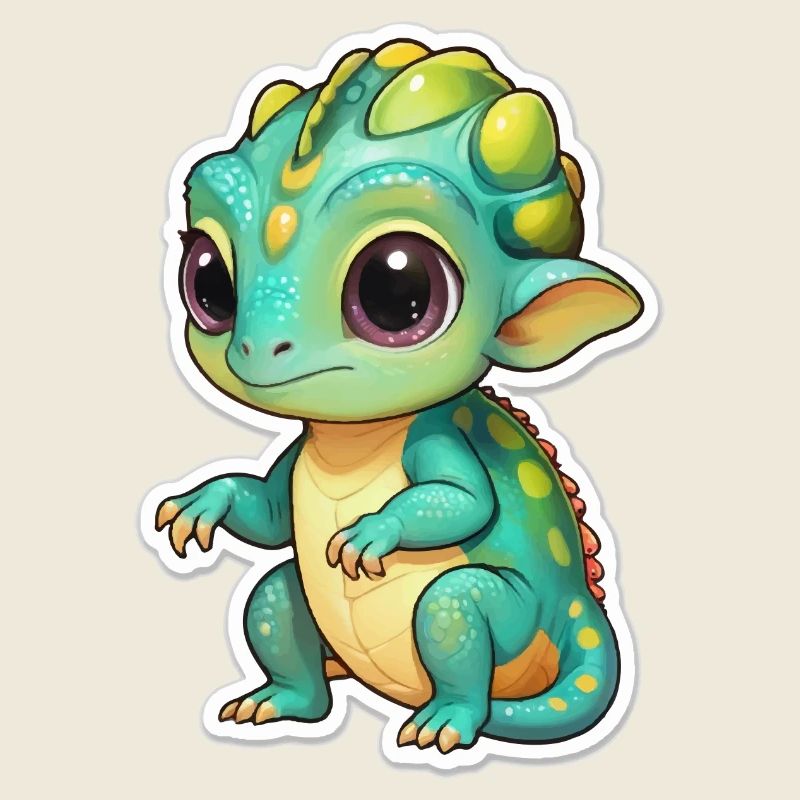 Caméléon mignon