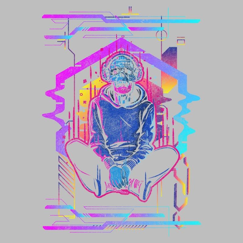 Future Android Neon Gaming