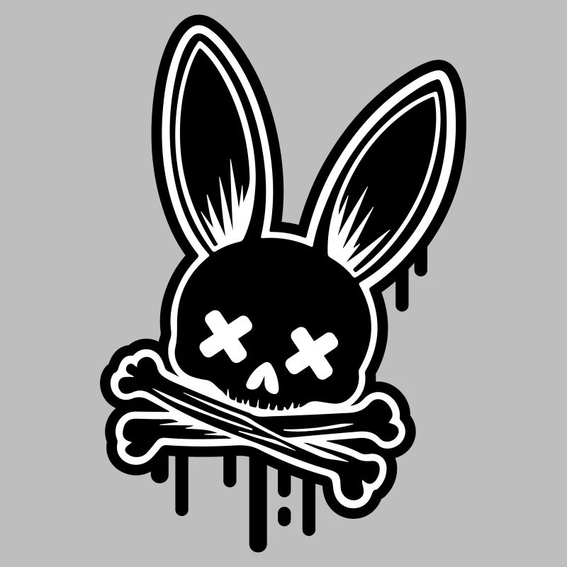 Bunny Skull Easter Skull