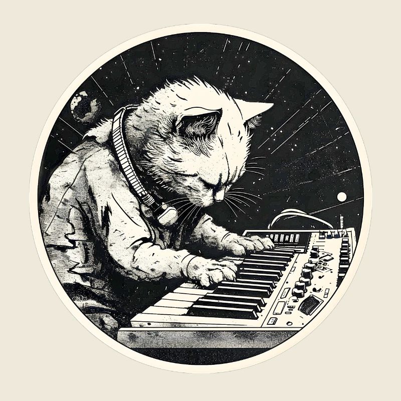 Space Synth Cat