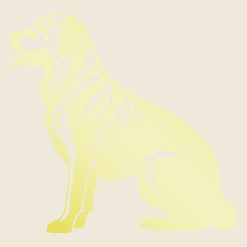 Golden Retriever Dog Silhouette