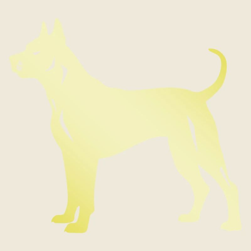Silhouette de chien Dogue Argentino