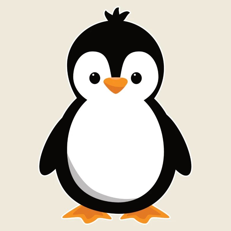 süßer Pinguin