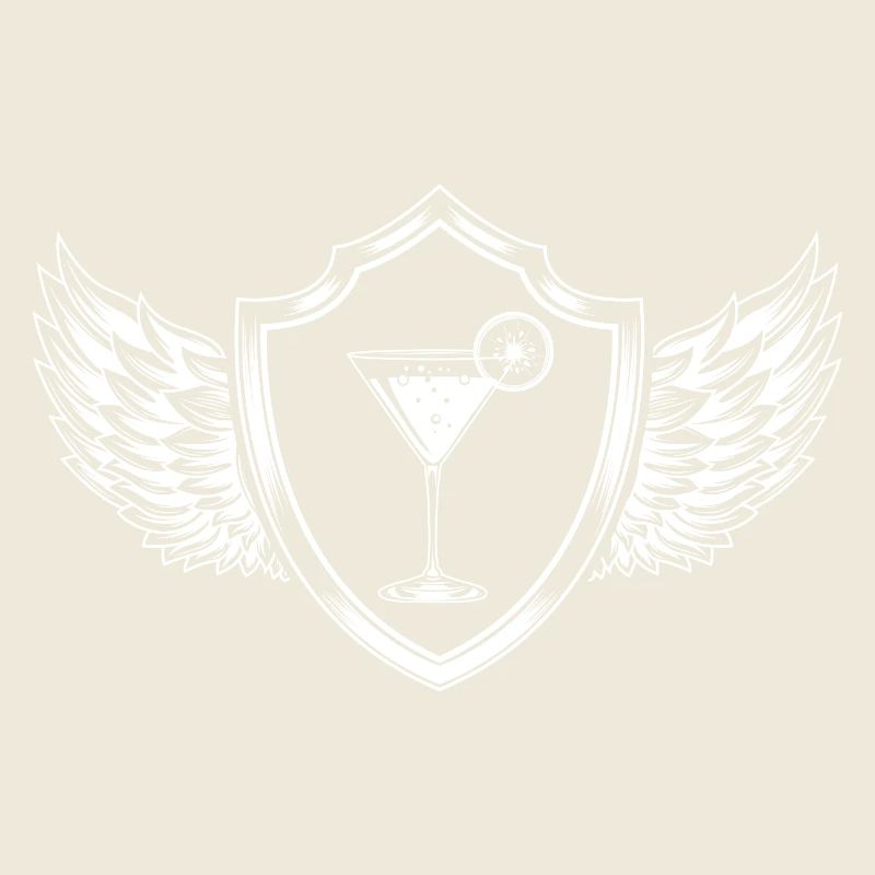 Cocktail Martini Alcool Armoiries