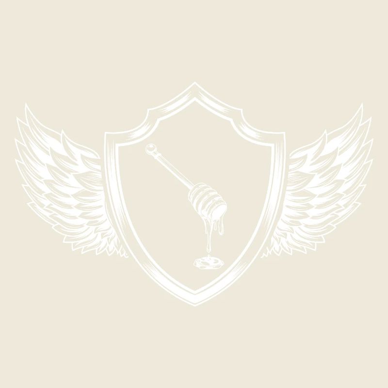 Stick chisel coat of arms beekeeper