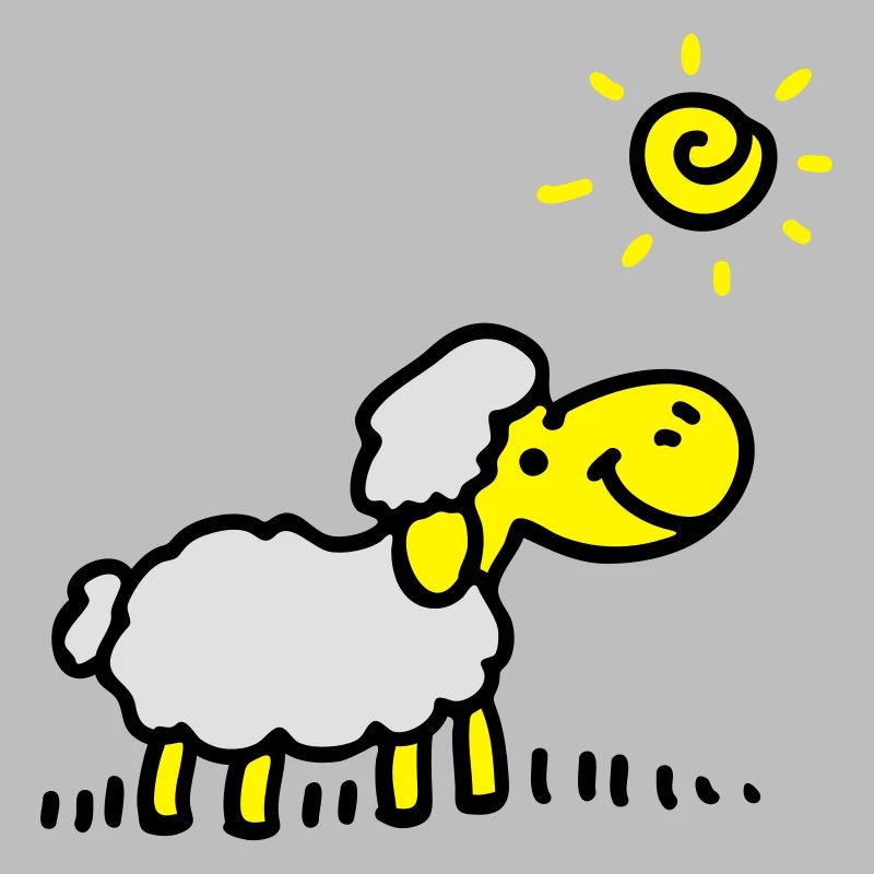 Schäfchen Sonne 3
