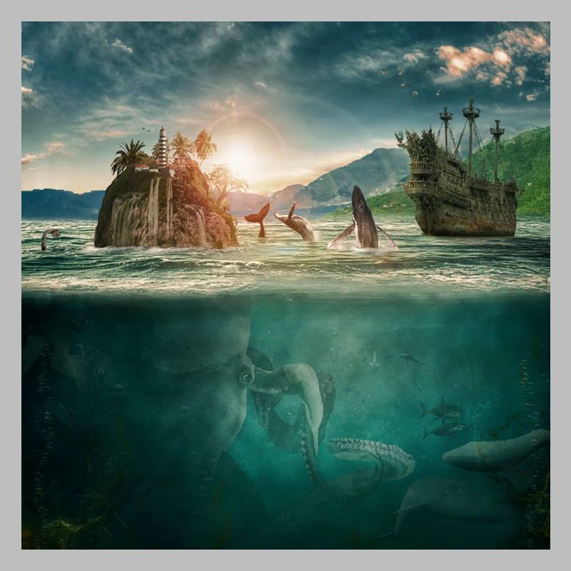 Underwater world of imagination