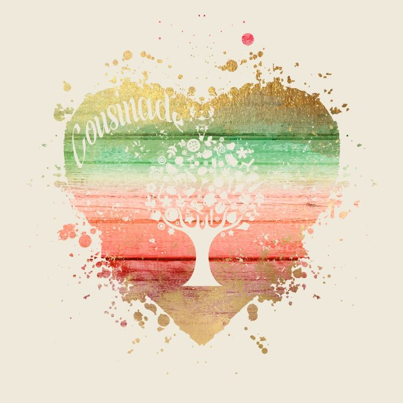 cousinade tree heart to customize