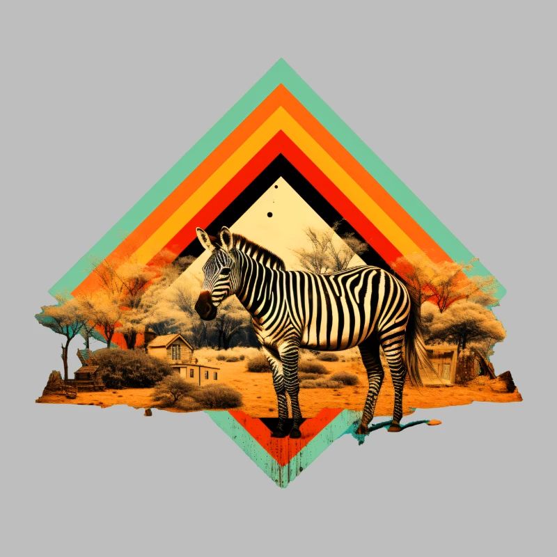 Zebra in der Savanne