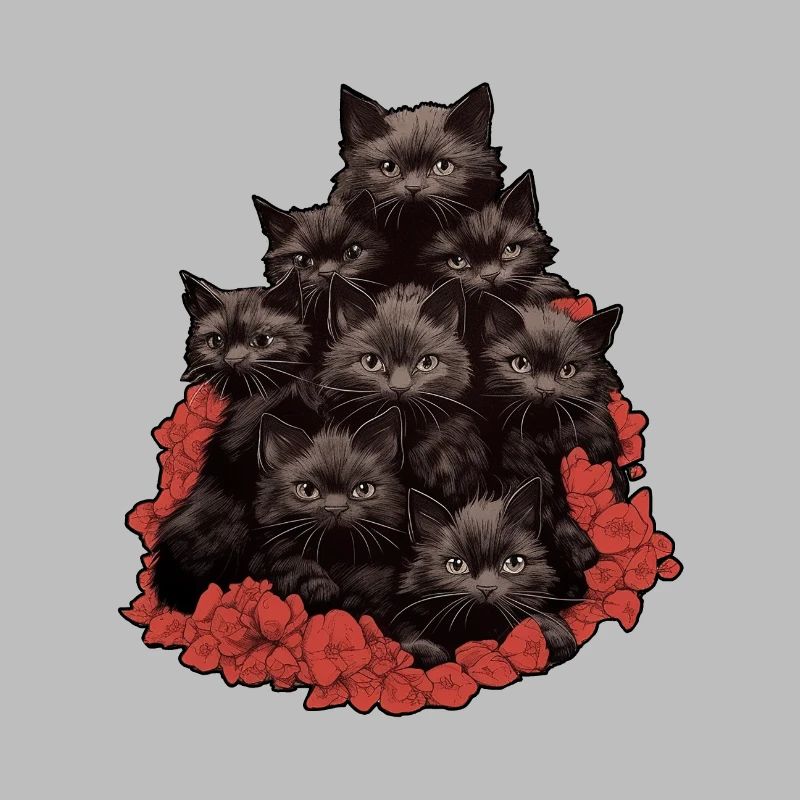 Schwarze Katzen