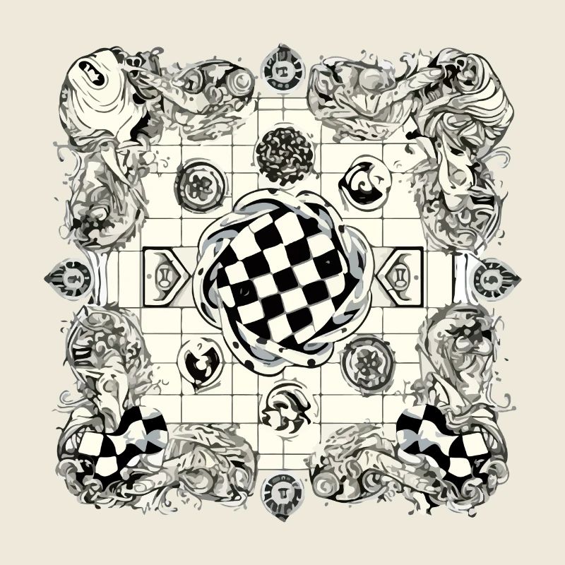 Alien Chessboard No. 3