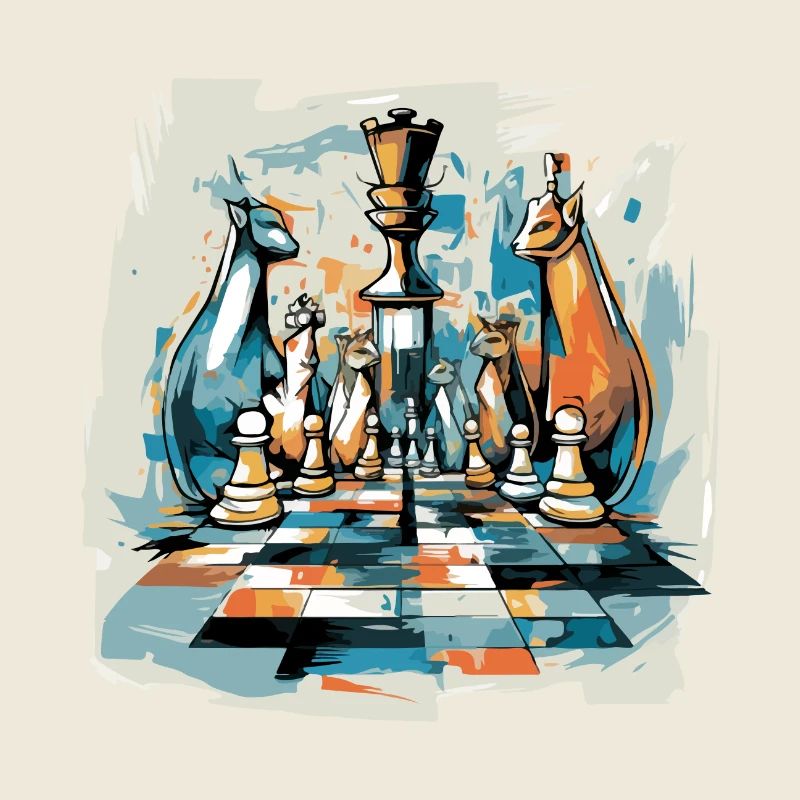 Chats et jeu d'échecs