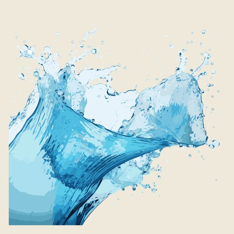 Wasserspritzer!