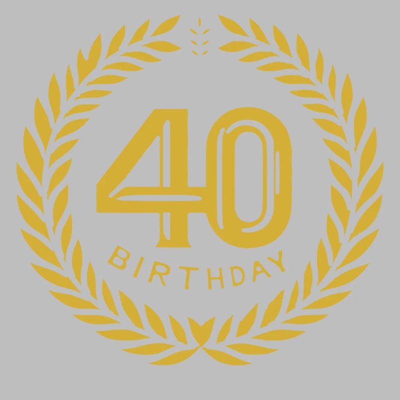 Vierzig 40 Geburtstag
