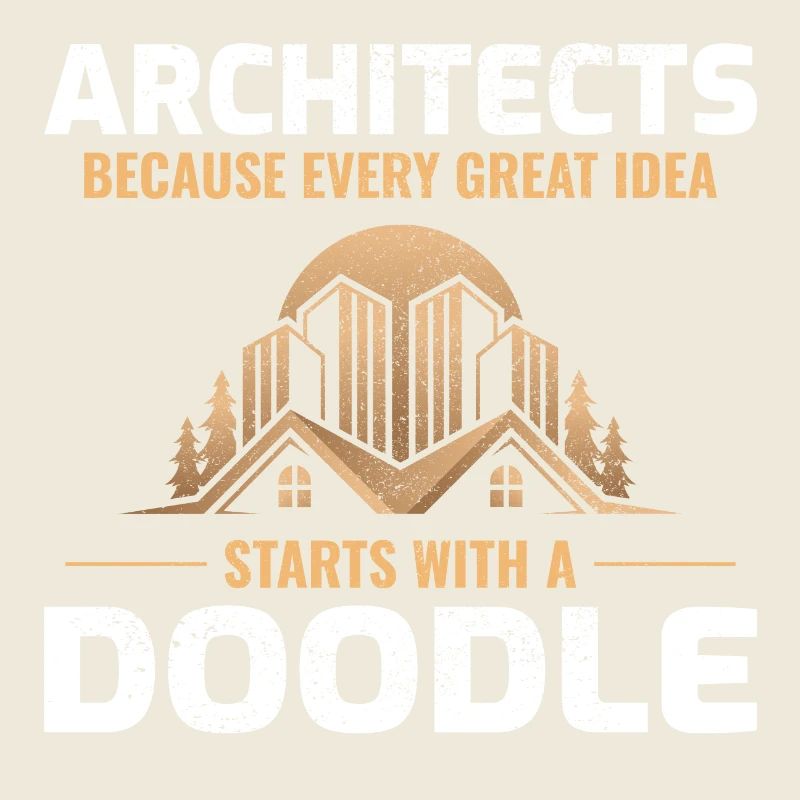 Architecte Doodles, Design d’intérieur, Innovation, Drôle