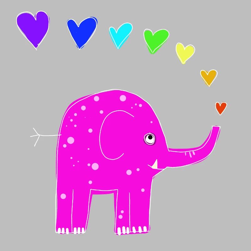 Rainbow Elephant