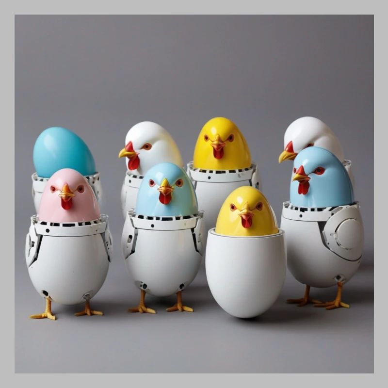 Egg Robot Chick