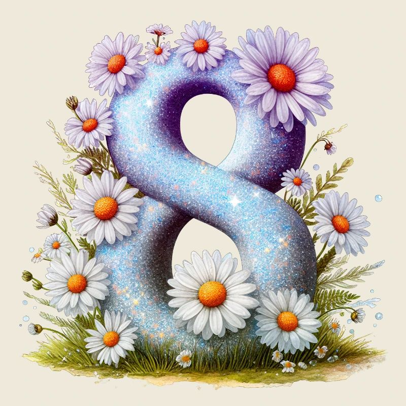 No. 8 eit digital background number vector sign tal