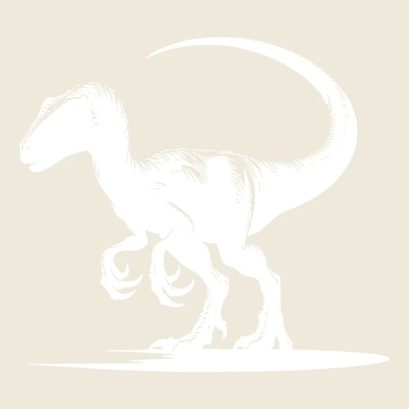 Gefährlicher Dino Velociraptor Dinosaurier