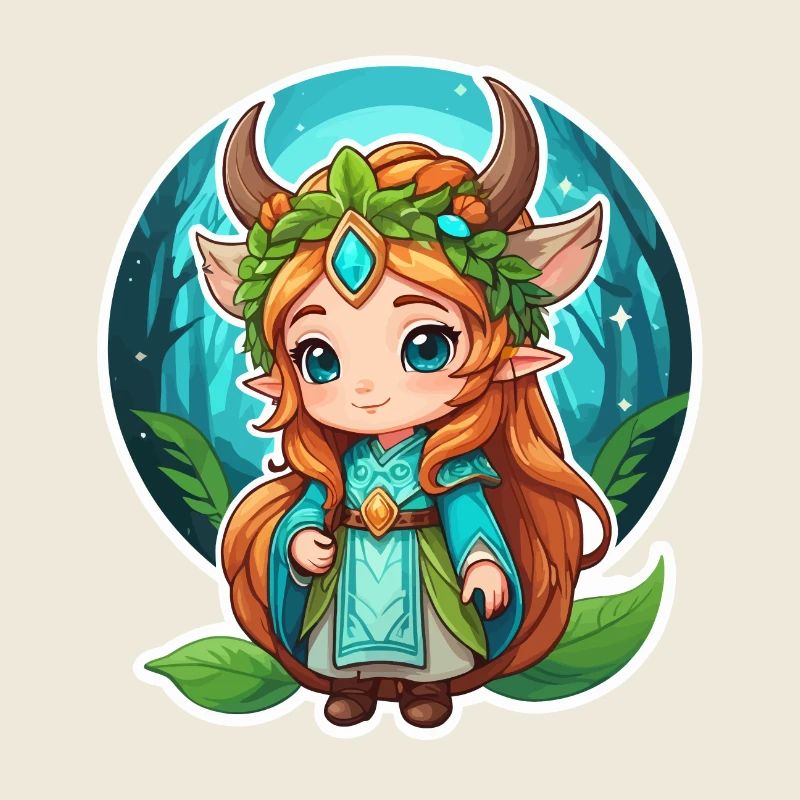 Druide Mignon Illustration