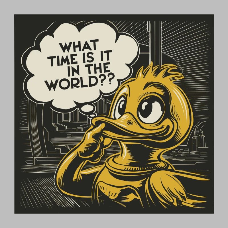 Déclaration réfléchie de canard de canard en plastique jaune