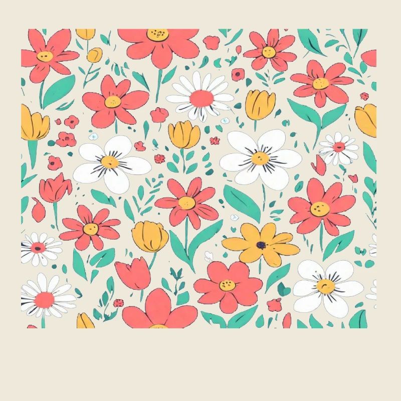 Spring Flowers Background Spring