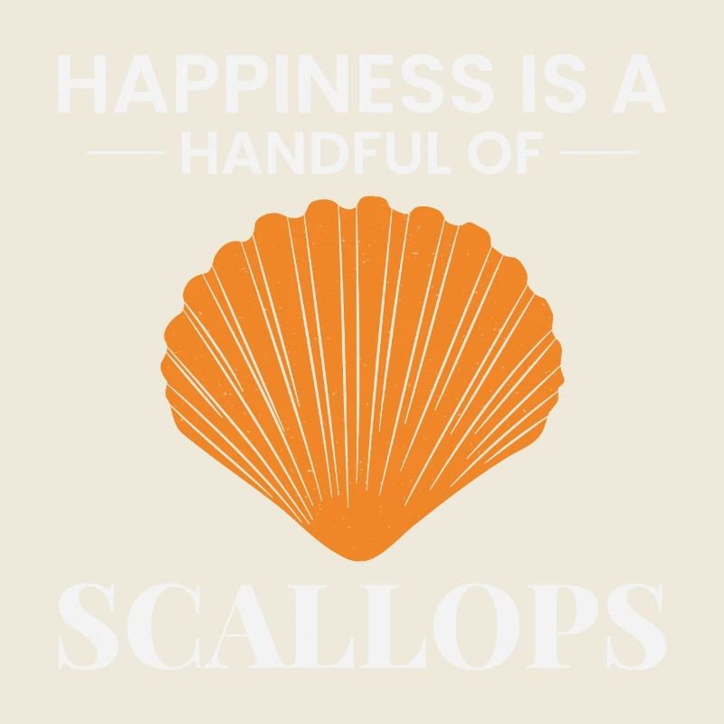 Scallop Seashells Collector Beachcomber Shellfish