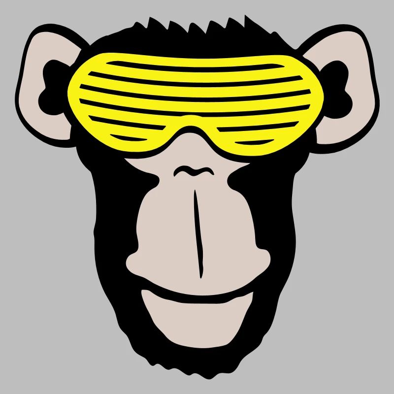 Lunettes de soleil funky Gorilla Cool Party Monkey Fun