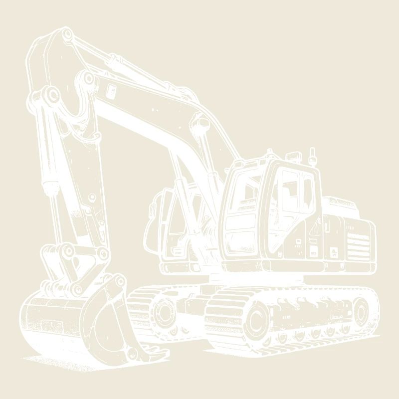 Excavatrice - Je ne fais pas de bruit - Je crée de l’espace