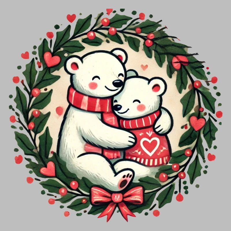 Weihnachts-Eisbären