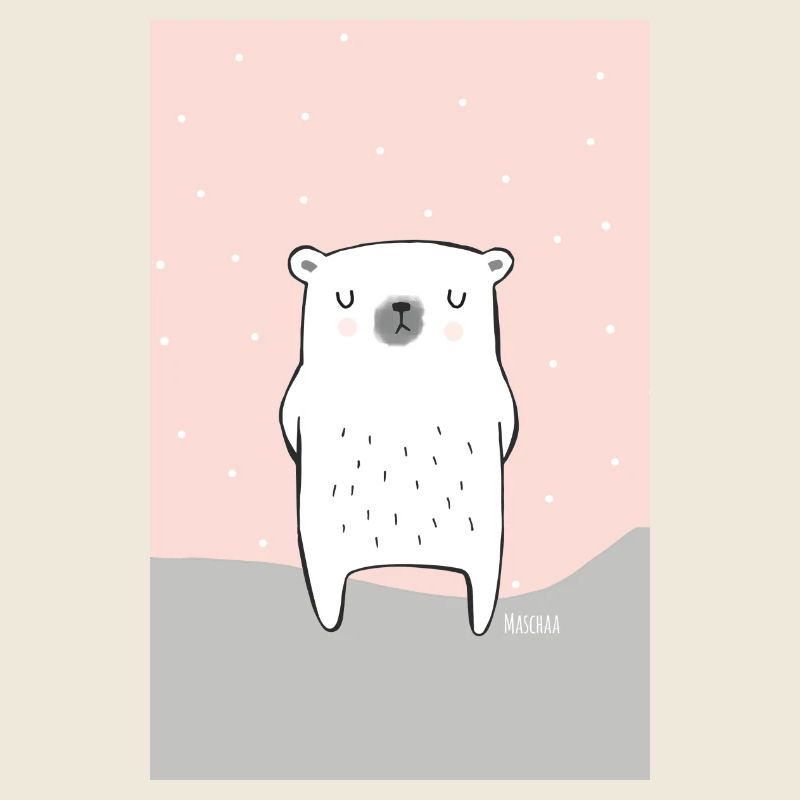 Eisbären Untersetzer