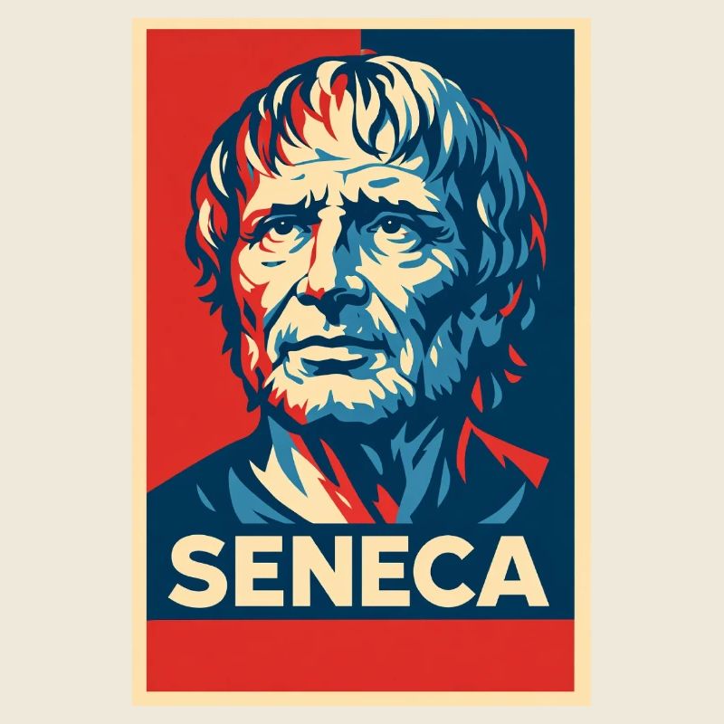 Seneca Pop Art Porträt