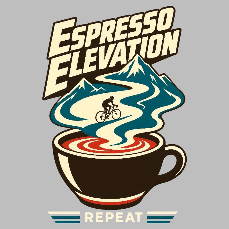 Road Cycling Espresso Elevation Mountain Climb Hum