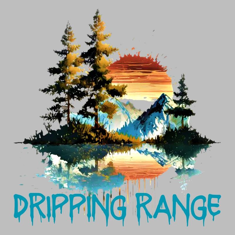 DRIPPING RANGE Dripping Horizon Mountain Tee