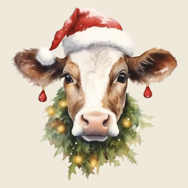 Weihnachtskuh