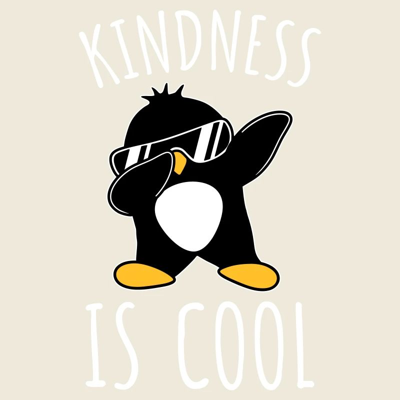 Kindness Is Cool Dabbing Dab Dance Geste Pinguin
