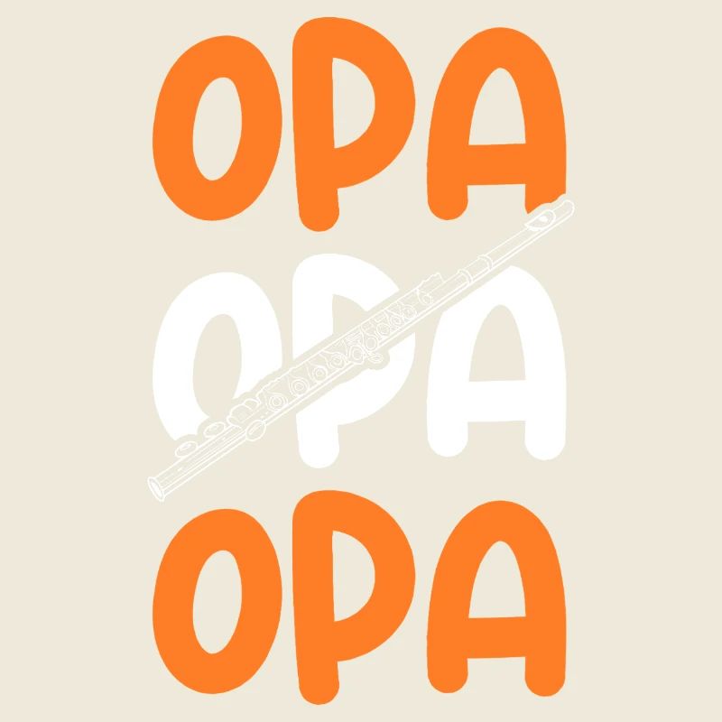 Flötist Opa Querflöte