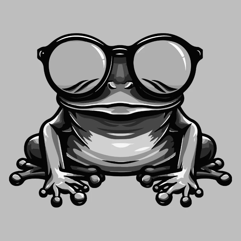 Grenouille drôle cool