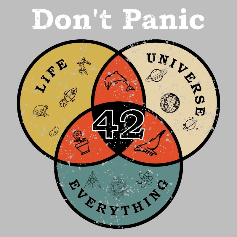 Don't Panic 42 Answer Question Life Universe Rest