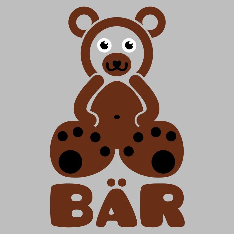 A bear with text