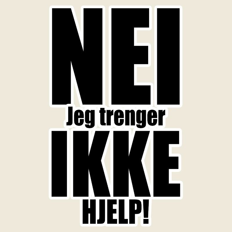 No Not Help Typography