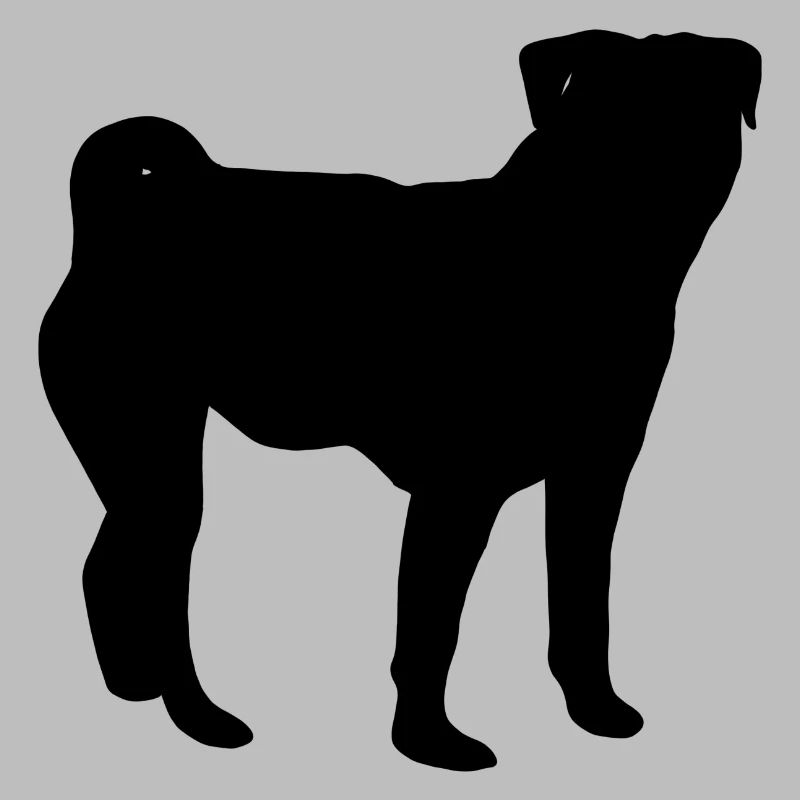 Mops Silhouette