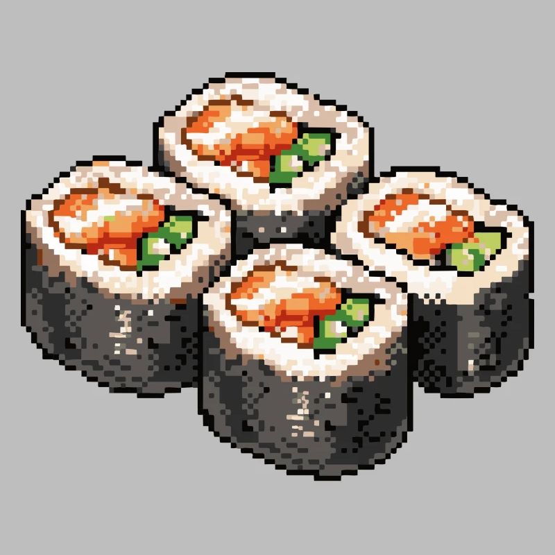 Icône Sushi Pixel