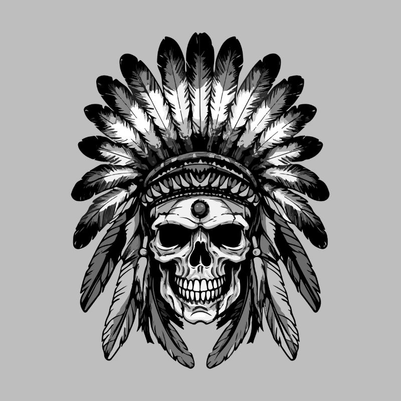 Apache Indian Skull